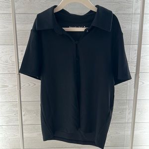 Abercrombie Collared Ribbed Button Up Shirt